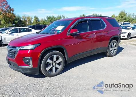 2022 Chevrolet Traverse Fwd Lt Leather из США, поврежденный, VIN 1GNERHKWXNJ122305